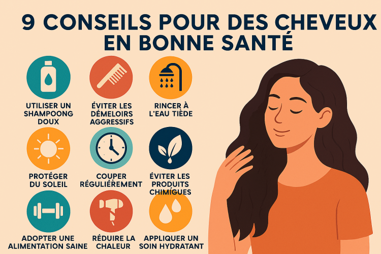 Cheveux en pleine santé - 9 conseils essentiels pour une chevelure éclatante