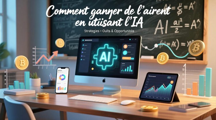 Comment gagner de l’argent en utilisant l’IA stratégies, outils et opportunités