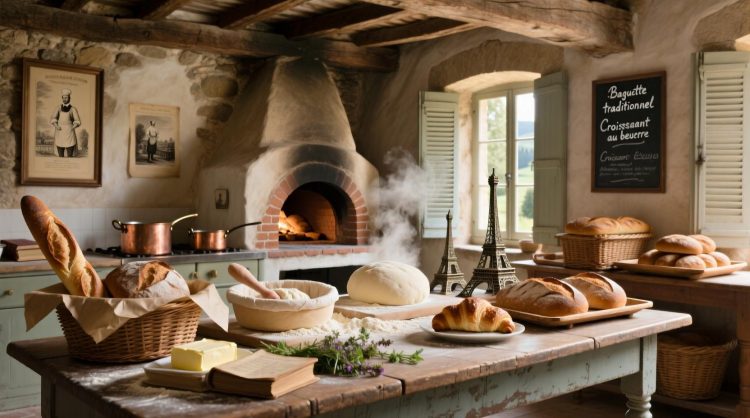 Histoire des plats origines de la baguette, du croissant