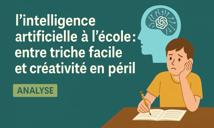 IA- créativité et triche - les écoles face à un dilemme éducatif inédit