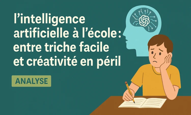 IA- créativité et triche - les écoles face à un dilemme éducatif inédit