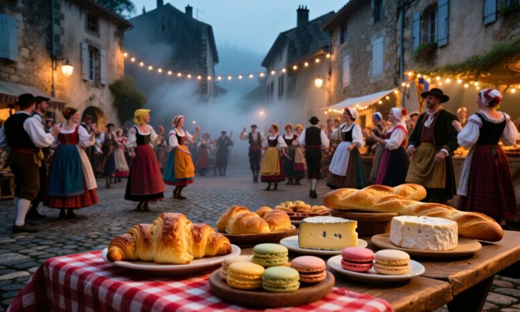 Image réaliste Traditions & Folklore Français Fêtes Régionales, Légendes Urbaines et Secrets Gastronomiques