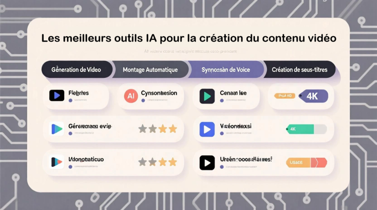 Les meilleurs outils IA pour la création de contenu vidéo