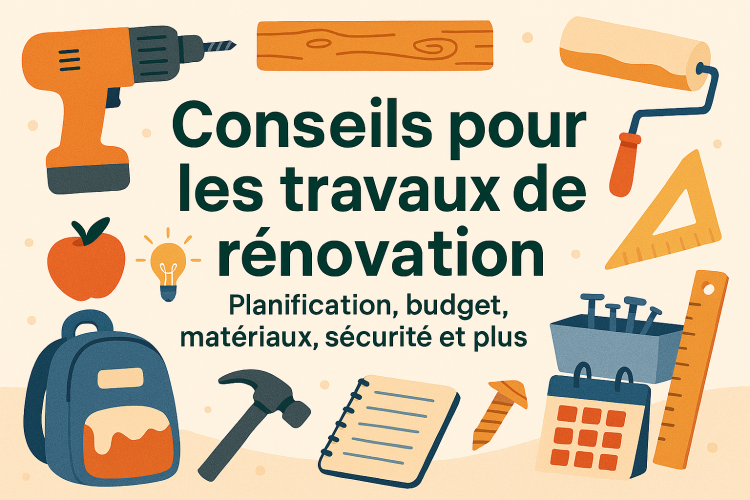 Rénover son intérieur - conseils pratiques pour réussir ses travaux de rénovation