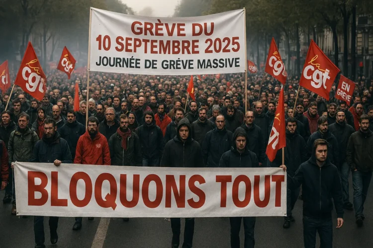 Grève du 10 septembre 2025 -une journée de grève massive pour bloquer tout le pays