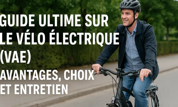 Guide Ultime sur le Vélo Électrique VAE Avantages, Choix et Entretien
