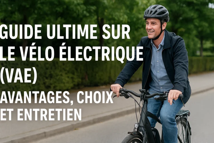 Guide Ultime sur le Vélo Électrique VAE Avantages, Choix et Entretien