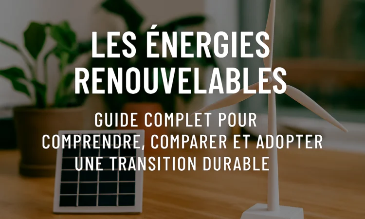 Les Énergies Renouvelables : Guide Complet pour Comprendre, Comparer et Adopter une Transition Durable