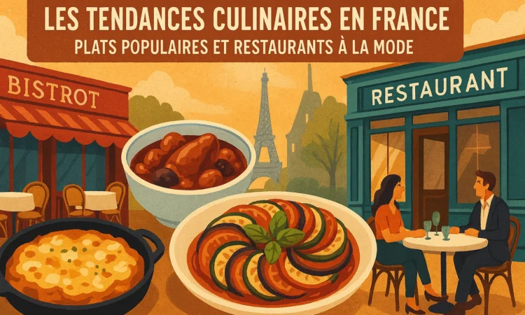 Les Tendances Culinaires en France - Plats Populaires et Restaurants à la Mode