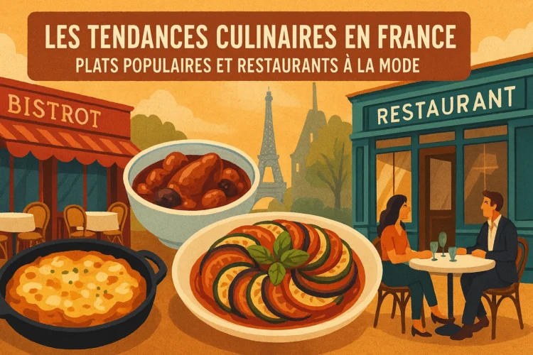 Les Tendances Culinaires en France - Plats Populaires et Restaurants à la Mode