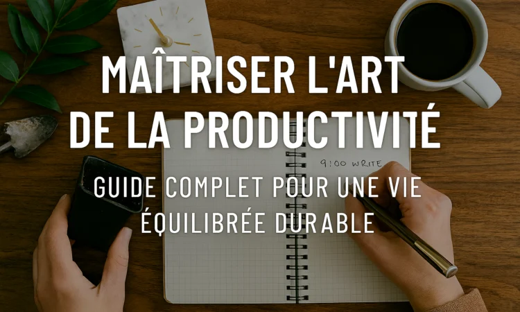 Maîtriser l'Art de la Productivité - Guide Complet pour une Vie Équilibrée