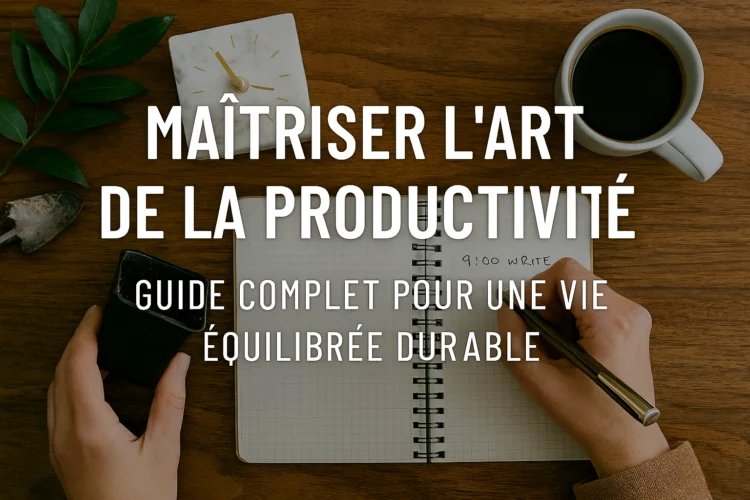 Maîtriser l'Art de la Productivité - Guide Complet pour une Vie Équilibrée