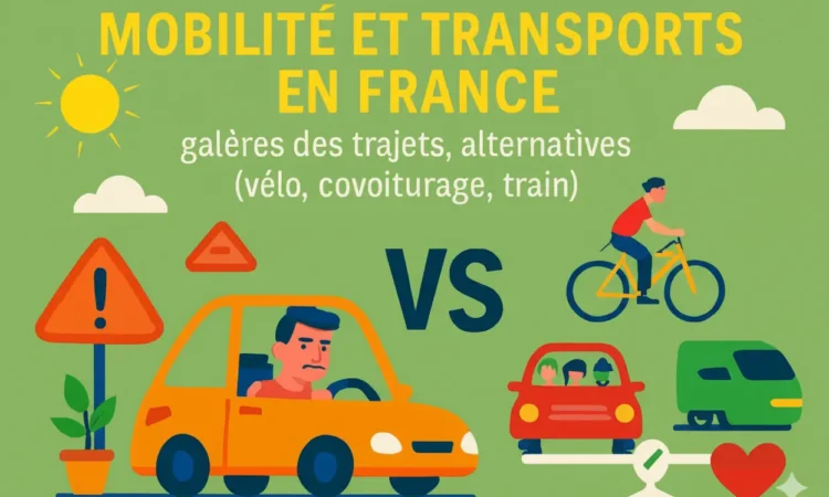 Mobilité et transports en France - galères des trajets et alternatives