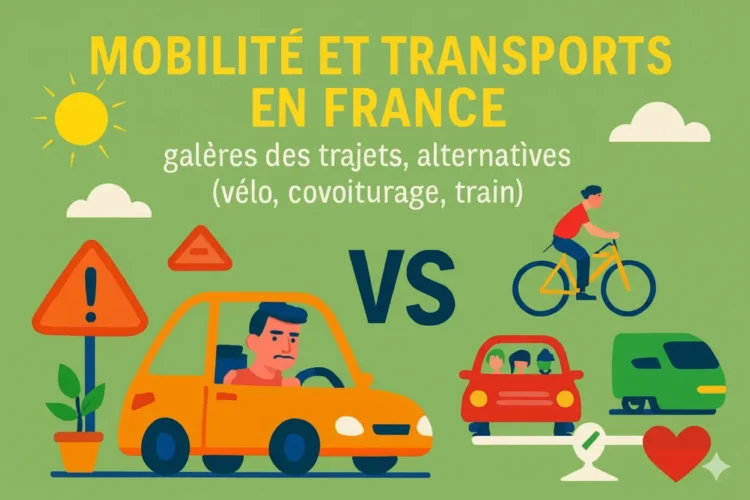 Mobilité et transports en France - galères des trajets et alternatives