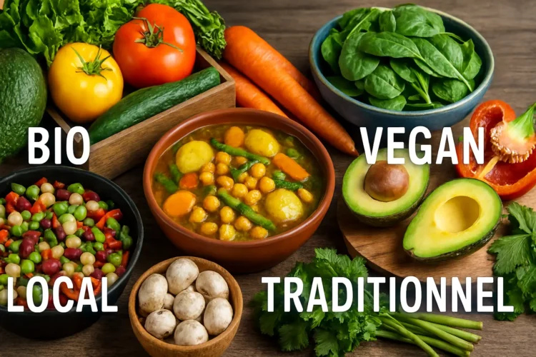 Nouvelles habitudes alimentaires - bio, local, vegan, mais aussi retour aux plats traditionnels