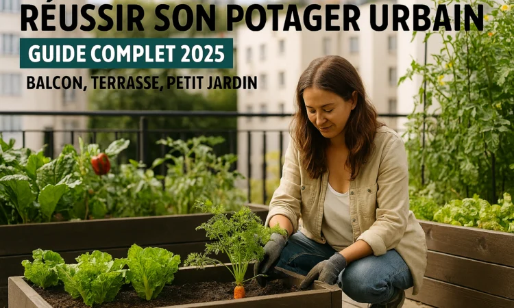 Réussir son Potager Urbain - Guide Complet 2025 - Balcon, Terrasse, Petit Jardin