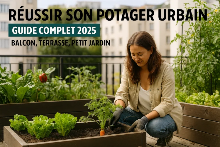 Réussir son Potager Urbain - Guide Complet 2025 - Balcon, Terrasse, Petit Jardin