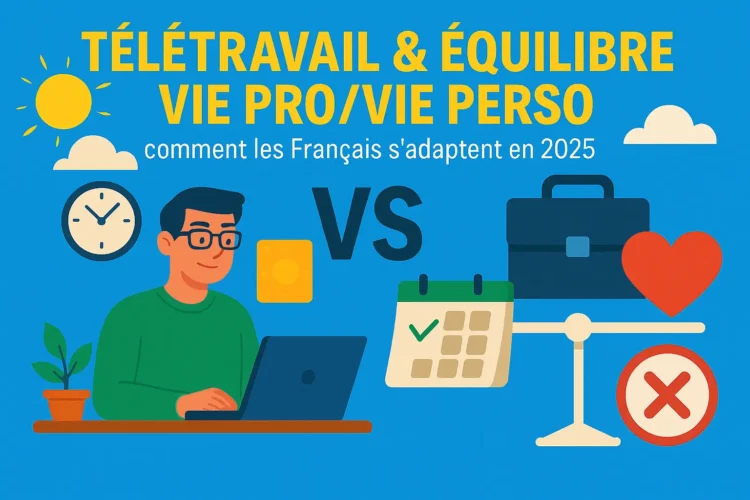 Télétravail et équilibre vie pro-vie perso comment les Français s’adaptent en 2025