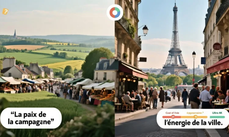 Vie en province vs vie à Paris - avantages, inconvénients, témoignages