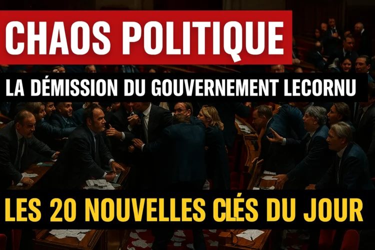 Chaos Politique : La Démission du Gouvernement Lecornu et les 20 Nouvelles Clés du Jour