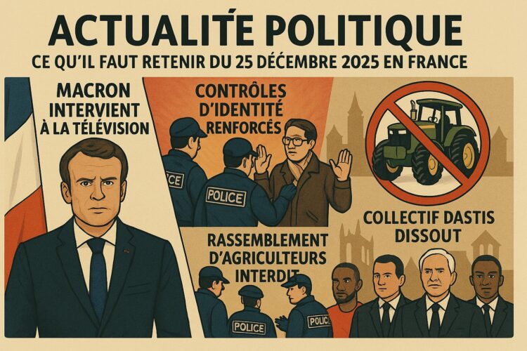 Actualité Politique - Ce qu'il faut retenir du 25 Décembre 2025 en France