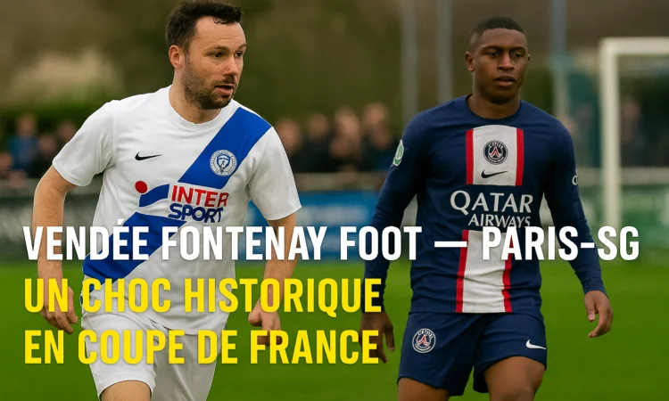 Vendée Fontenay Foot – Paris-SG : Un Choc Historique en Coupe de France