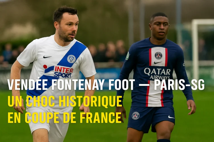 Vendée Fontenay Foot – Paris-SG : Un Choc Historique en Coupe de France