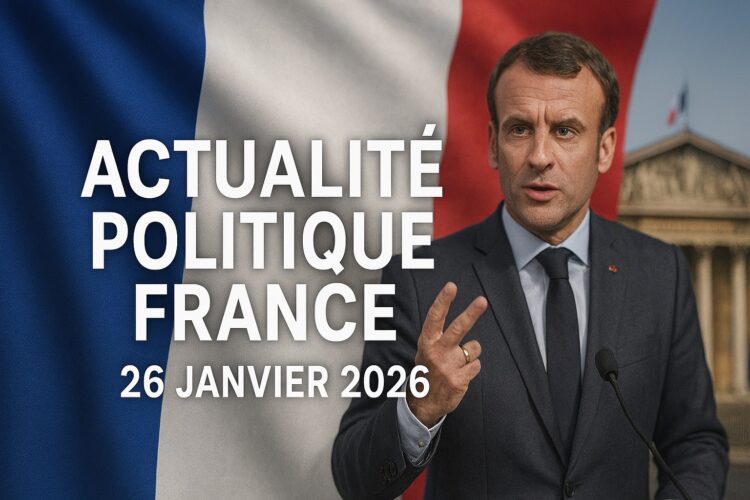 Actualité Politique France - 26 Janvier 2026