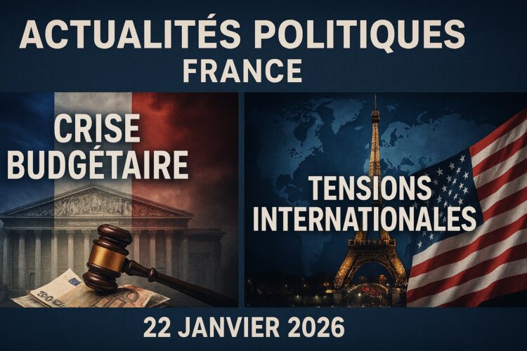 Actualités Politiques France - 22 Janvier 2026