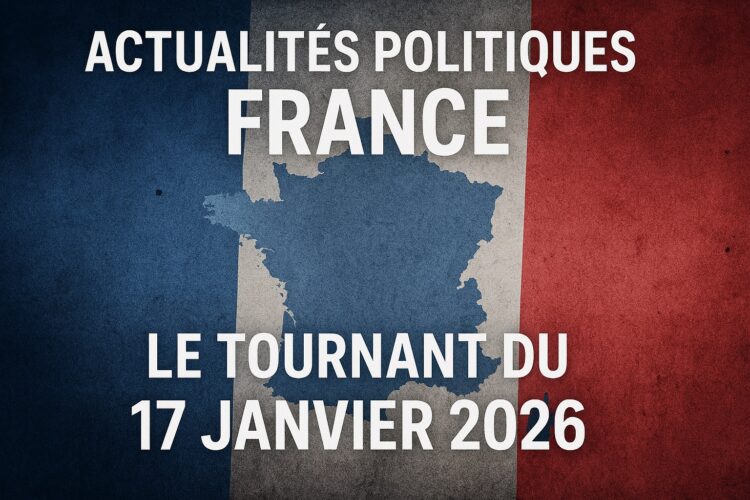 Actualités Politiques France : Le tournant du 17 Janvier 2026