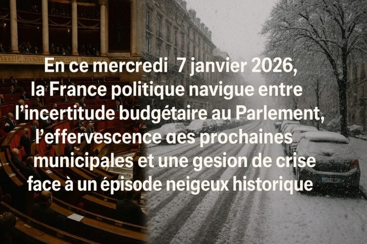 Actualités Politiques France : Top 20 des Nouvelles de ce 7 Janvier 2026