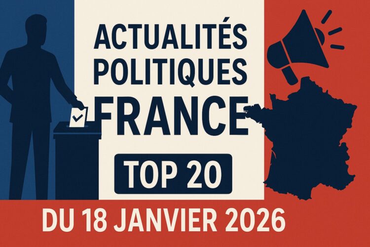 Actualités Politiques France : Top 20 du 18 Janvier 2026