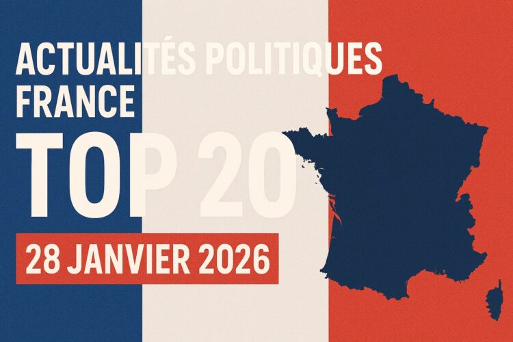 Actualités Politiques France : Top 20 du 28 Janvier 2026