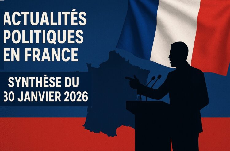 Actualités Politiques en France : Synthèse du 30 Janvier 2026