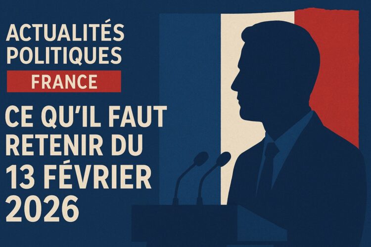 Actualités Politiques France : Ce qu'il faut retenir du 13 Février 2026