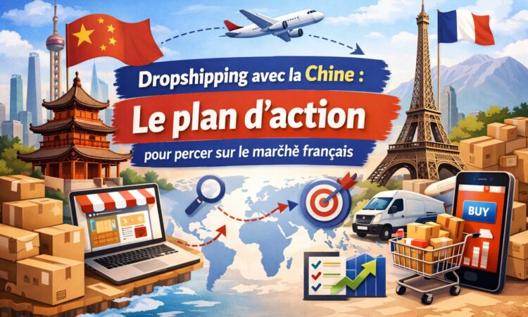Dropshipping avec la Chine - le plan d'action pour percer sur le marché français