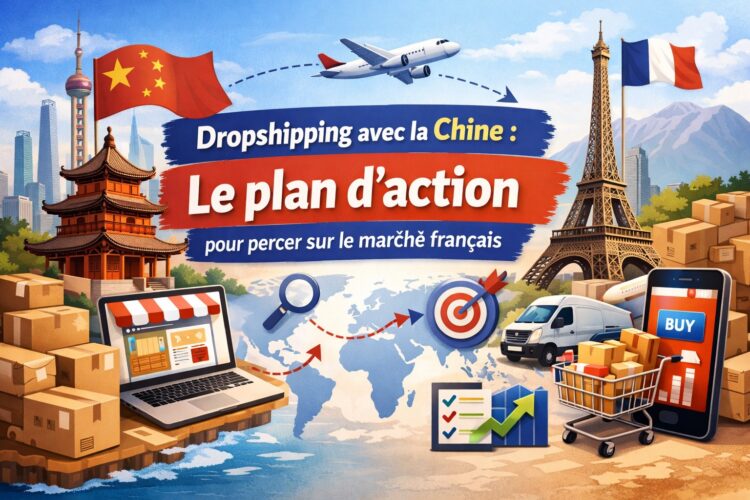 Dropshipping avec la Chine - le plan d'action pour percer sur le marché français